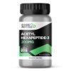 Vial of Acetyl Hexapeptide 3 Argireline 200mg lyophilized powder for research.